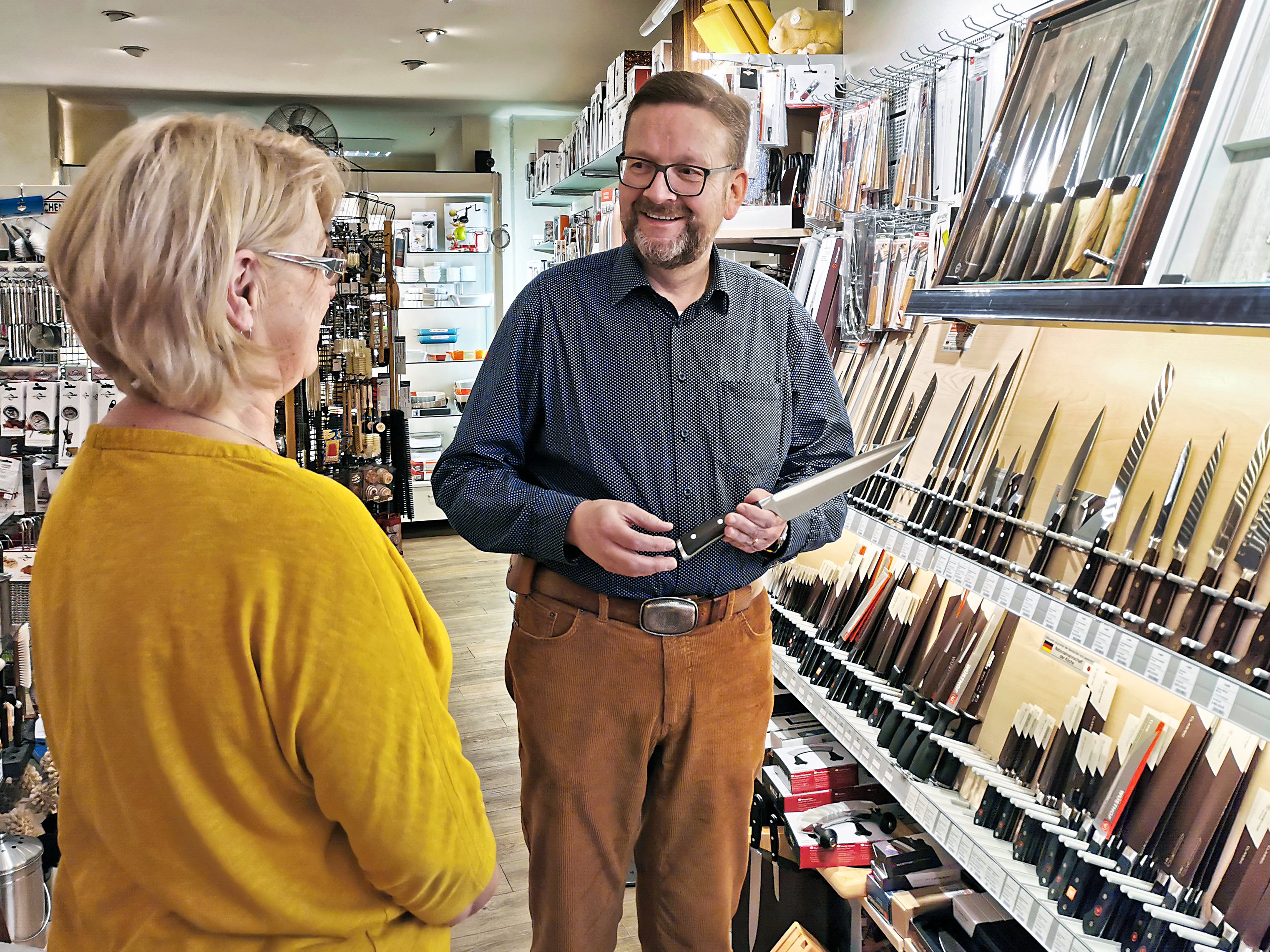 Die schärfsten Messer der Region ... finden Sie bei Ihrem Küchenwicht!